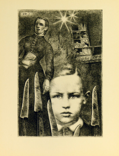 Les Poètes de sept ans. Sept illustrations par Valentine Hugo. 
