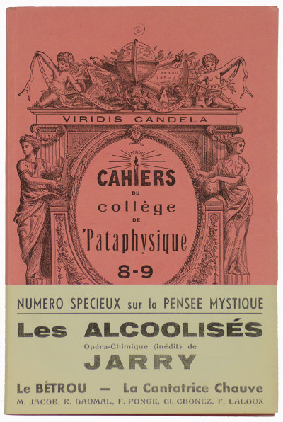 Viridis Candela. Cahiers du Collège de 'Pataphysique. 8-9. Sur la pensée mystique. 