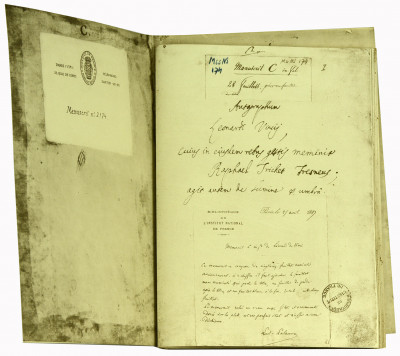 Manuscrits C & D de l'Institut de France. Introduction et traduction française d'André Corbeau. Transcription du Dr. Ing. Nando de Toni. 