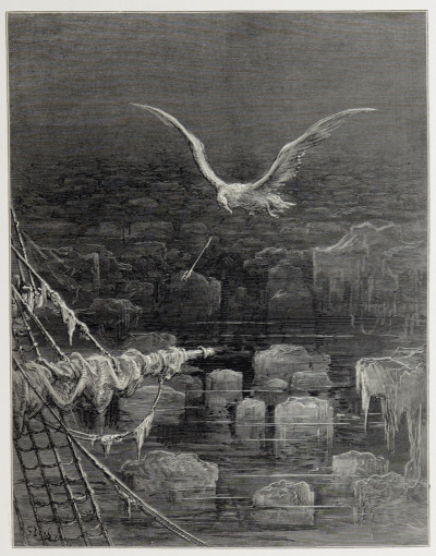 La Chanson du Vieux Marin. Traduite par A. Barbier et illustrée par Gustave Doré. 