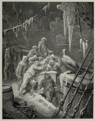 La Chanson du Vieux Marin. Traduite par A. Barbier et illustrée par Gustave Doré. 