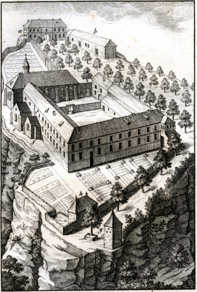 Hohenburg oder der Odilien-Berg sammt seinen Umgebungen in topographischer und geschichtlicher Hinsicht ; geschildert von Dr. Johann Pfeffinger. Mit 15 Planen und Abbildungen. 