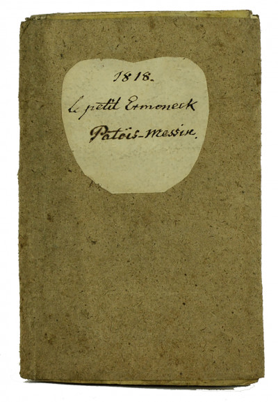 La p'tiat Ermoneck Messin po l'ennaye 1819. dédièt aux dèmes et d'moinzelles de Metz pè l'franc messin Romy. 