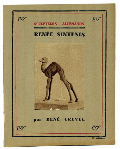 René Sintenis. Portrait gravé sur bois par Georges Aubert. 