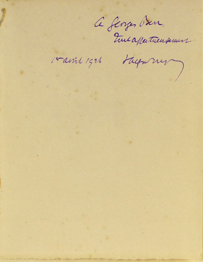 Une colère de Charles Baudelaire. Lettres inédites présentées par Jacques Crépet. 