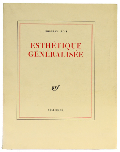 Esthétique généralisée. 