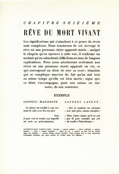 Ce que tout rêveur doit savoir de la méthode psychanalytique d'interprétation des rêves; suivi d'une nouvelle clé des songes. Avec vingt aquarelles de l'auteur représentant les rêves typiques. 