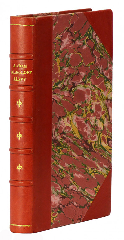 Réunion de 7 opuscules relatifs à Saverne ou à ses environs : Die drei Zaberner Steigen. Eine topographisch-historische Studie mit einer Karte und zwei Abbildungen, von A. Adam. - Sankt Veit bei Zabern oder der hohle stein. Eine historische Studie, von A. Adam. Glocken und Kirchuhr in Zabern, von A. Adam. - Der Zaberner Messtag in frueheren Zeiten. Eine kulturhistorische Studie, von A. Adam. - Das verschwundene Dorf Bettbur. Historische Notiz von A. Adam. Die Schätze von Hohbarr. Geschichtliche Erzählung aus dem Elsass, von A. W. Gangloff. - Das alte Schloss zu Lorenzen im Unter-Elsass, von Jos. Levy. 