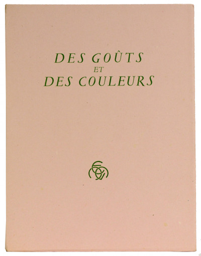 Des goûts et des couleurs. Aquarelles de Dignimont. 