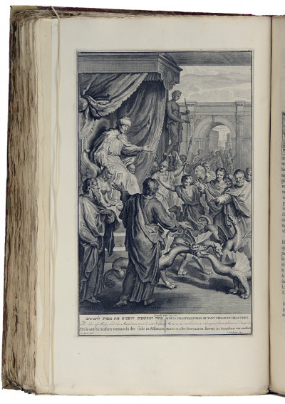 Discours historiques, critiques, théologiques et moraux sur les évènements les plus mémorables du Vieux et du Nouveau Testament. Par Jacques Saurin. Avec des figures gravées sur les dessins de Mrs. Hoet, Houbraken & Picart. 