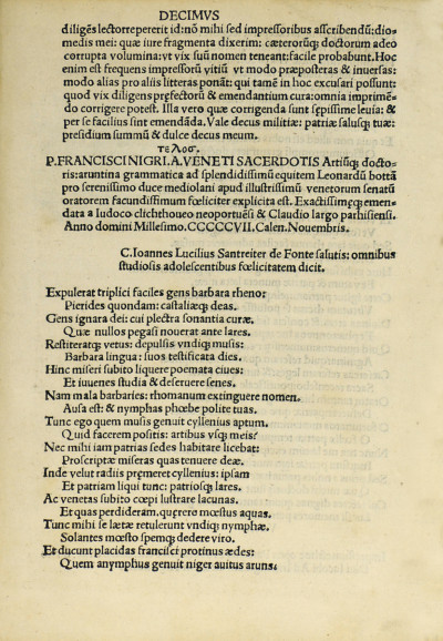 Grammatica Francisci Nigri. 