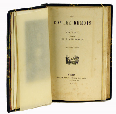 Les contes rémois, par M. le Cte de C… Dessins de E. Meissonier. Troisième édition. 