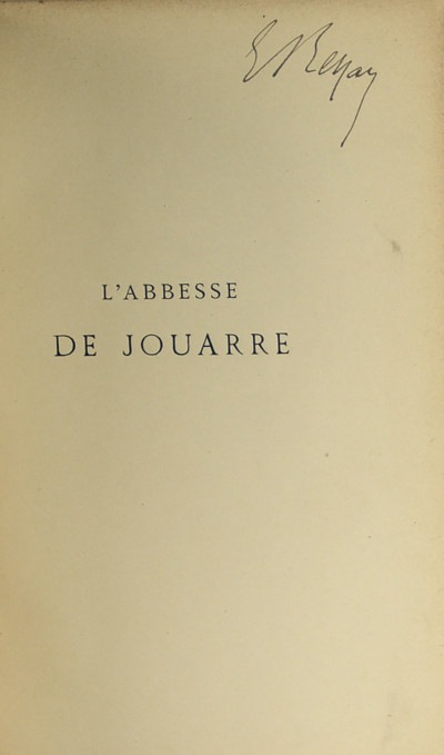 L'abbesse de Jouarre. Drame. 