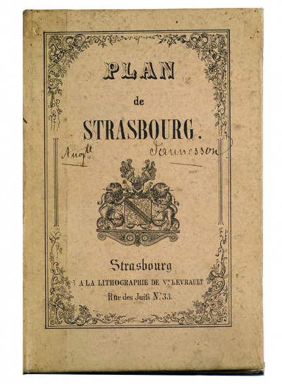 Plan de Strasbourg. 