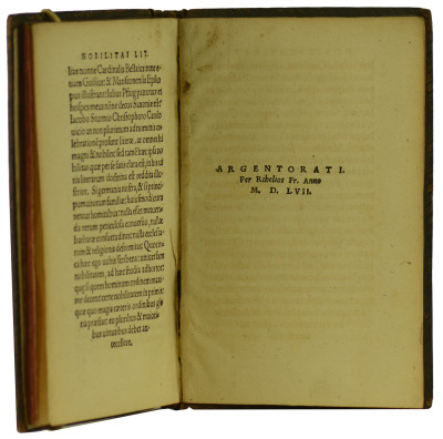 Johannis Sturmii nobilitas literata. Liber unus. 