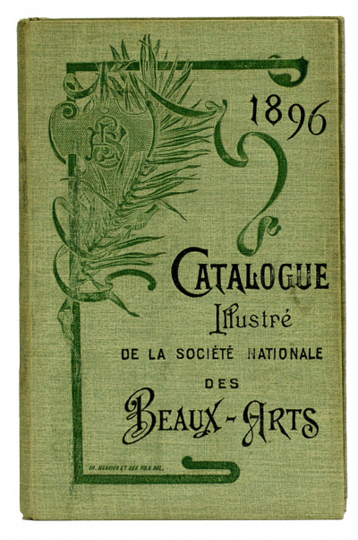 Exposition nationale des Beaux-Arts. Catalogue illustré des ouvrages de Peinture, Sculpture, et Gravure exposés au Champ-de-Mars le 25 avril 1896. 