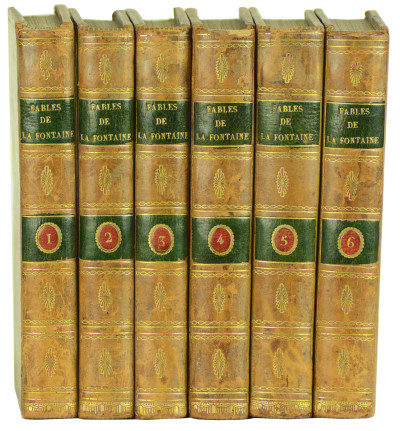 Fables de La Fontaine, avec figures gravées par MM. Simon et Coiny. 