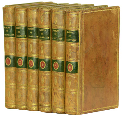 Fables de La Fontaine, avec figures gravées par MM. Simon et Coiny. 