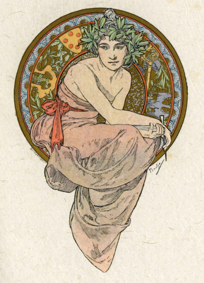 Clio. Illustrations de Mucha. 