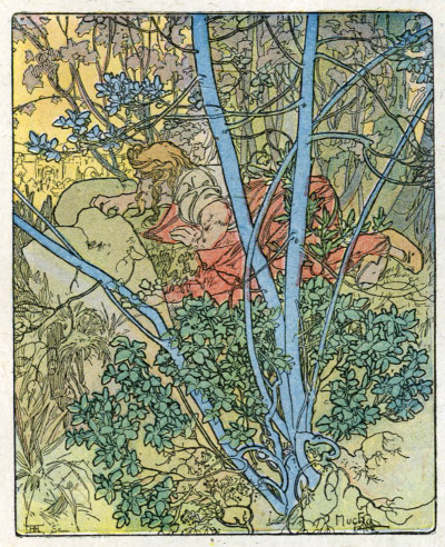 Clio. Illustrations de Mucha. 