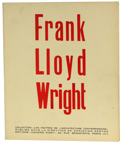 Frank Lloyd Wright. 