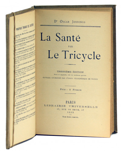 La Santé par le Tricycle. 