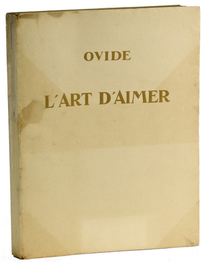 L'Art d'Aimer. Traduction nouvelle de Pierre Lièvre. Un titre, quatre frontispices, dix-huit compositions en couleurs gravés à l'eau-forte et quelques lettrines et ornements typographiques gravés sur bois par André Lambert. 