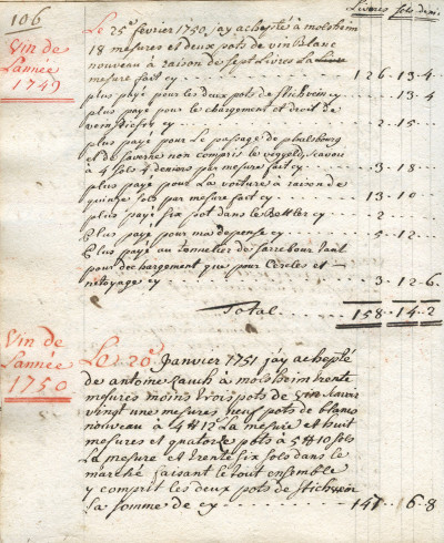 Manuscrit : Registre appartenant à Jean Nicolas Medicus, Prêtre & Chapelain de la Collégiale de Saint Estienne de Sarrebourg. 1745. 