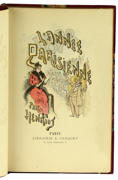 L'année parisienne. Texte et dessins par Henriot. 