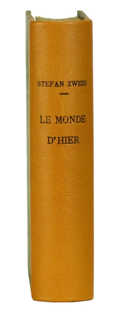 Le monde d'hier. Souvenirs d'un Européen. Traduction de Jean-Paul Zimmermann. 