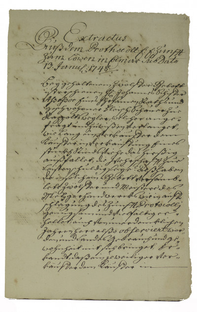 Pièces manuscrites : Note sur les étaux de la grande boucherie - Protocole de la guilde des bouchers - Règlement concernant l'ouverture et la fermeture par les Comices de la Douane. 