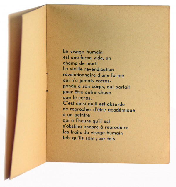 Portraits et dessins par Antonin Artaud. 
