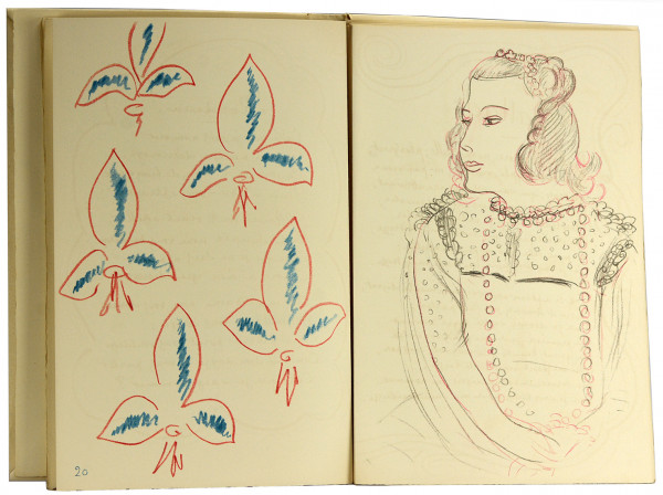 Poèmes de Charles d'Orléans, manuscrits et illustrés par Henri Matisse. 