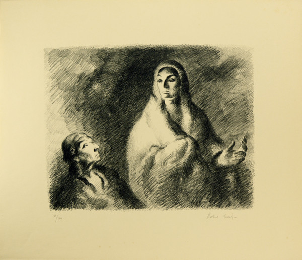 Suite biblique. Dix lithographies originales de Robert Heitz. 