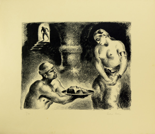 Suite biblique. Dix lithographies originales de Robert Heitz. 