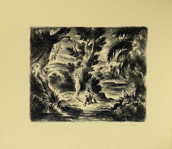 Suite biblique. Dix lithographies originales de Robert Heitz. 