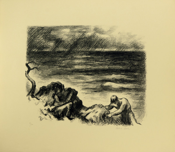 Suite biblique. Dix lithographies originales de Robert Heitz. 