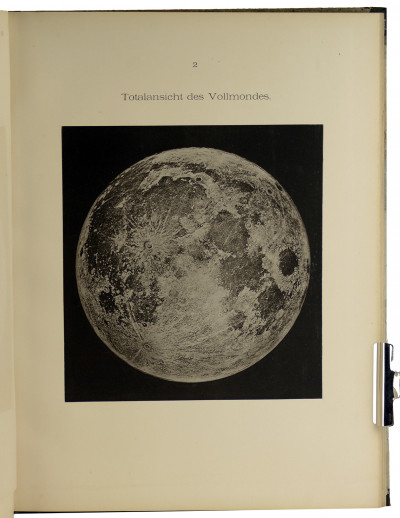 Atlas des Sonnensystems. 25 Abbildungen in Lichtdruck. Erläuternder Text von Professor Dr. W. Valentiner. 