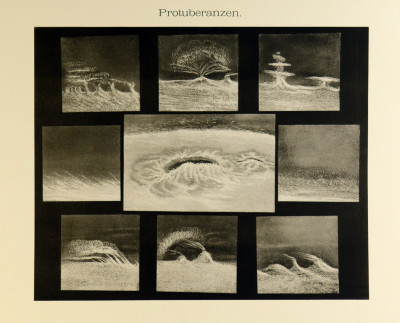 Grimm's Atlas der Astrophysik. Zweite Lieferung. 12 Mondansichten nach photographischen Aufnahmen in Lichtdruck. 