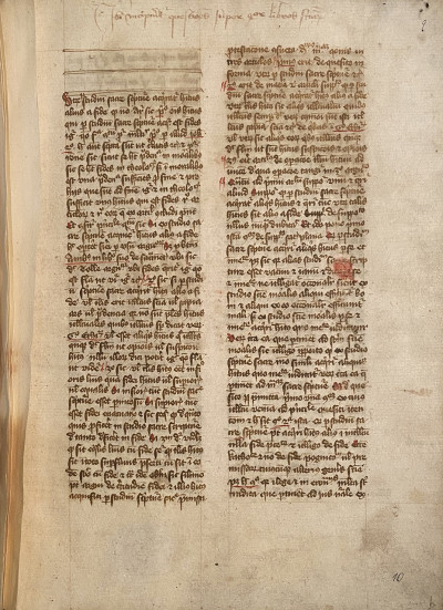 Manuscrit sur papier, en latin, daté de 1427 : CONRADUS DE SOLTAU, Quaestiones super quatuor libri sententiarum Petri Lombardi ; PSEUDO-THOMAS D’AQUIN, De sacramento corporis Domini ; PSEUDO-ALBERT LE GRAND (ou peut-être Albert de Haigerloch d’Oderaltaich ?), Compendium super Ave Maria. Basse-Autriche (Niederösterreich) ou Bohême (peut-être Prague ?), daté de 1427. 