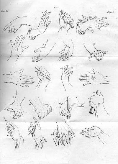 L'art de connaitre les hommes par la physionomie. Nouvelle édition corrigée et disposée dans un ordre plus méthodique, augmentée d'une exposition des recherches ou des opinions de La Chambre, de Porta, de Camper, de Gall, sur la physionomie ; d'une histoire anatomique et physiologique de la face ; précédée d'une notice historique sur l'auteur, par Moreau (de la Sarthe). Ornée de 600 gravures en taille-douce, dont 82 tirées en couleurs et exécutées sous l'inspection de Vincent, peintre. 