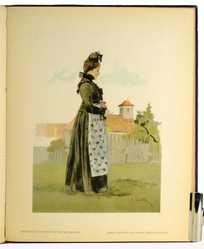L'Alsace pittoresque. Publication illustrée de 50 planches et dessins de Ch. Spindler. Texte par Odratzheim. 