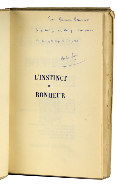 L'instinct du bonheur. Roman. 