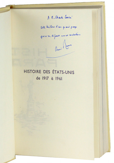 Histoire parallèle. U.S.A. Histoire des États-Unis de 1917 à 1961. 