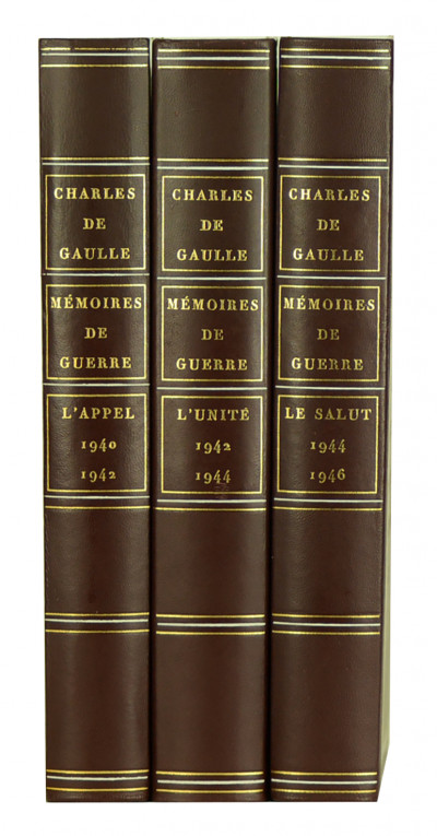 Mémoires de guerre. * L'appel. 1940 - 1942. ** L'unité. 1942 - 1944. *** Le salut. 1944 - 1946. 