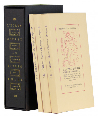 Manuel d'érotologie classique (De figuris Veneris). Traduit du latin par Alcide Bonneau et présenté par Pascal Pia. 
