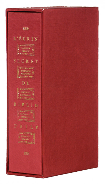 La Putain errante ; ou dialogue de Magdeleine et de Julie, attribué à l'Arétin. - Badinages priapiques de quelques poëtes anciens. - L'enfer de Joseph Prudhomme, par Henry Monnier ; précédé de l'Histoire du théâtre érotique de la rue de la Santé. - Attitudes et postures de l'Amour. - Lettres érotiques de Stendhal et de Prosper Mérimée. 