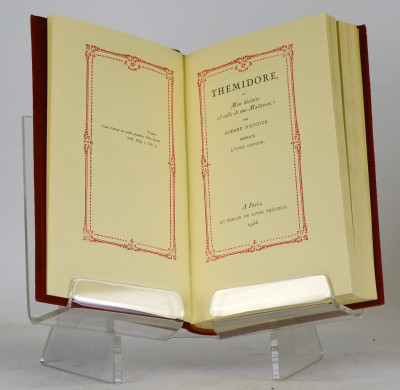 Collection d'ouvrages érotiques composée de huit titres : I. Thémidore, ou Mon Histoire et celle de ma Maîtresse, par Godard d'Aucour. Préface d'Yves Gandon. II. Félicia ou mes fredaines, par André de Nerciat. Avant-propos de Pierre Josserand. III. Margot la ravaudeuse, par Fougeret de Monbron. Postface de Maurice Saillet. IV. Mémoires de Fanny Hill, Femme de plaisir, par John Cleland ; présentés par Gérard Bauer. V. Tableaux des Mœurs du temps dans les différents âges de la vie. Préface de Roger Vailland. VI. La paysanne pervertie, ou les dangers de la ville ; histoire d'Ursule R**, mise-au-jour d'après les véritables Lettres des Personnages. Par Nicolas-Edme Rétif de la Bretonne. Préface d'André Maurois. VII. Lettres de la Marquise de M*** au Comte de R***. Par C.-P.-J. de Crébillon. Présentées par Émile Henriot. VIII. Petit enfer poétique du XVIIIe siècle. Présenté par Henry Muller. 