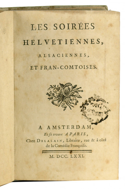 Les Soirées helvetiennes, alsaciennes, et fran-comtoises. 