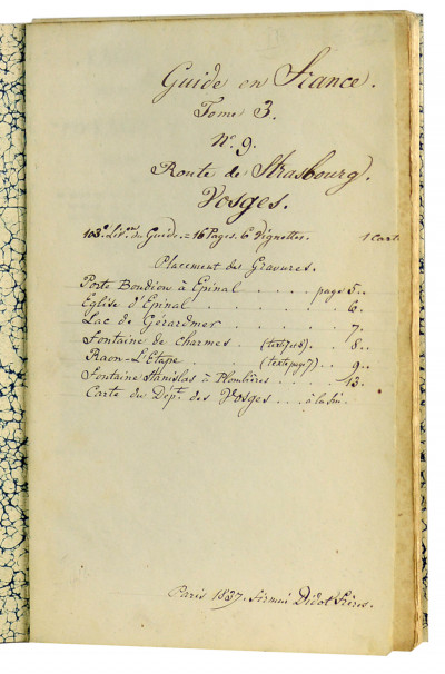 Guide pittoresque du voyageur en France. Route de Paris à Strasbourg, traversant les départements de Seine-et-Marne, de l'Aisne, de la Marne, de la Meuse, de la Moselle, de la Meurthe, du Bas-Rhin, et communiquant avec celui des Vosges. DÉPARTEMENT DES VOSGES. 